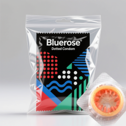 BlurRose Spike Crystal Reusable dotted fun condom for Boys - 1001 BlurRose Spike Crystal Reusable dotted fun condom for Boys - 1001