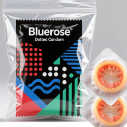 BlurRose Spike Crystal Reusable dotted fun condom for Boys - 1002 BlurRose Spike Crystal Reusable dotted fun condom for Boys - 1002