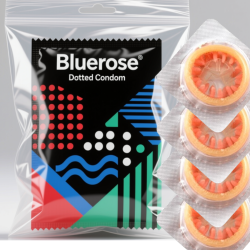 BlurRose Spike Crystal Reusable dotted fun condom for Boys - 1004 BlurRose Spike Crystal Reusable dotted fun condom for Boys - 1004
